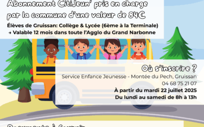 Inscription au service du transport scolaire