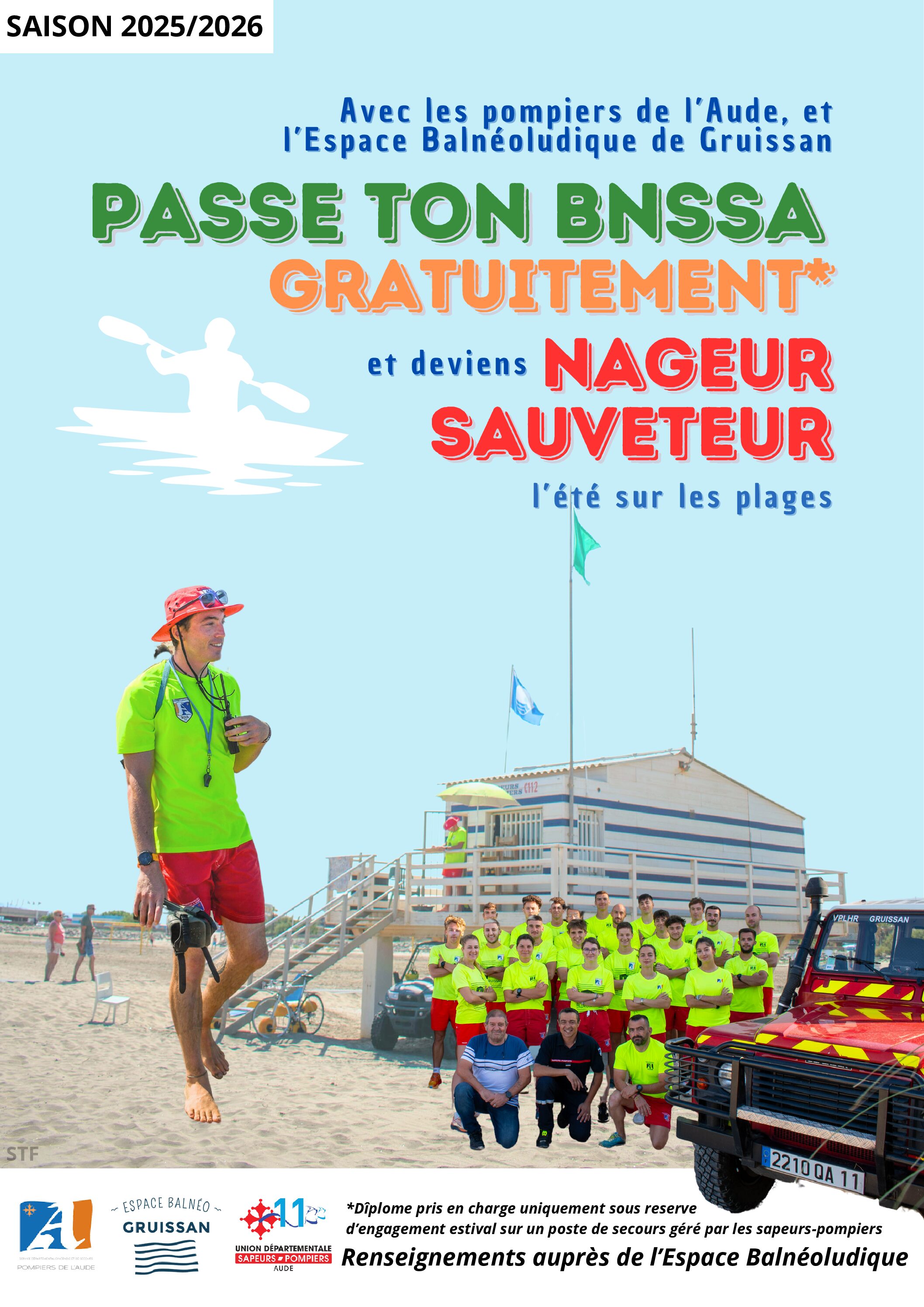 Partenariat BNSSA & Balnéo Gruissan