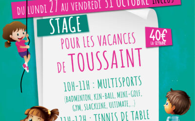 Activité vacances Toussaint