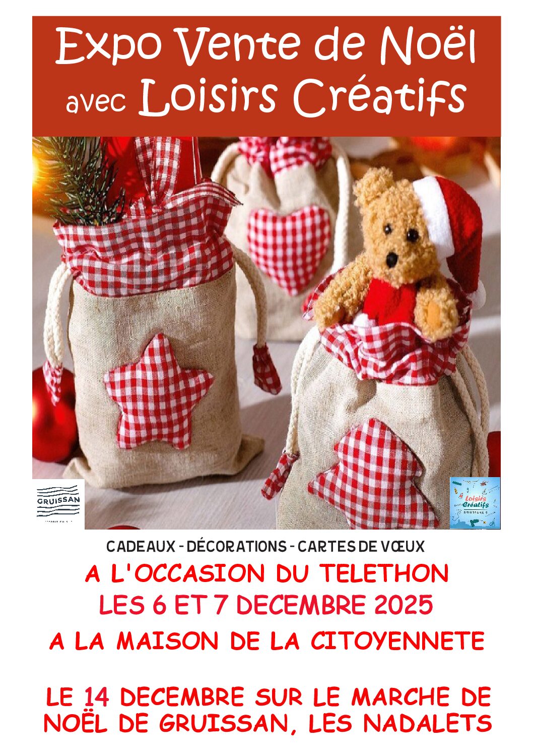 25 12 06 et 07 Expo-vente Téléthon