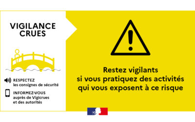 Alerte météo – vigilance jaune crue
