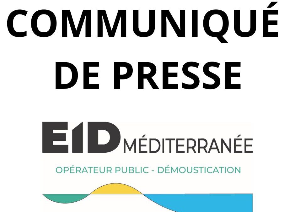 Information moustique – Communiqué de presse du 25 février 2026