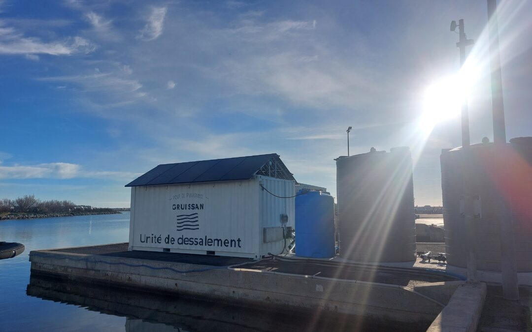Création d&rsquo;une unité de dessalementsur la zone portuaire de Gruissan