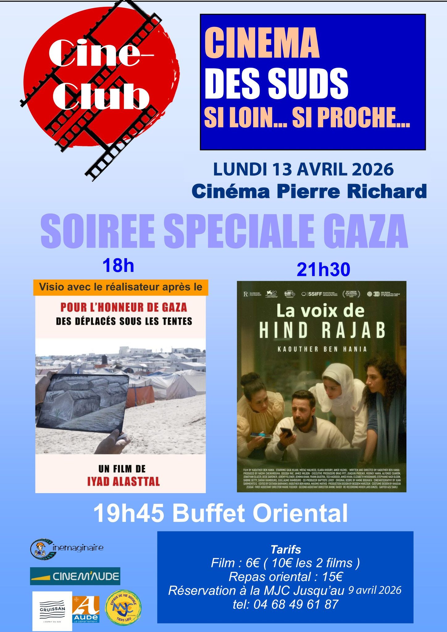 Soirée cine-club du 13 avril 2026