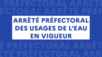 Arrêté Préfectoral sécheresse