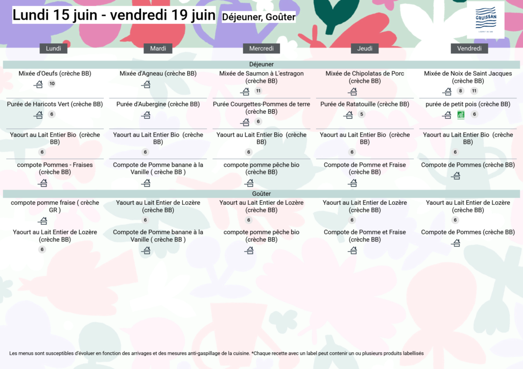 Menu du groupe Crèche BB du 15 au 19 juin 2026_1