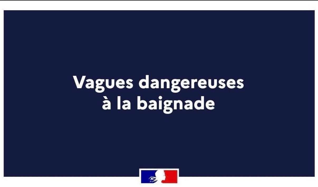 Vigilance météo : vagues dangeureuses sur le littoral