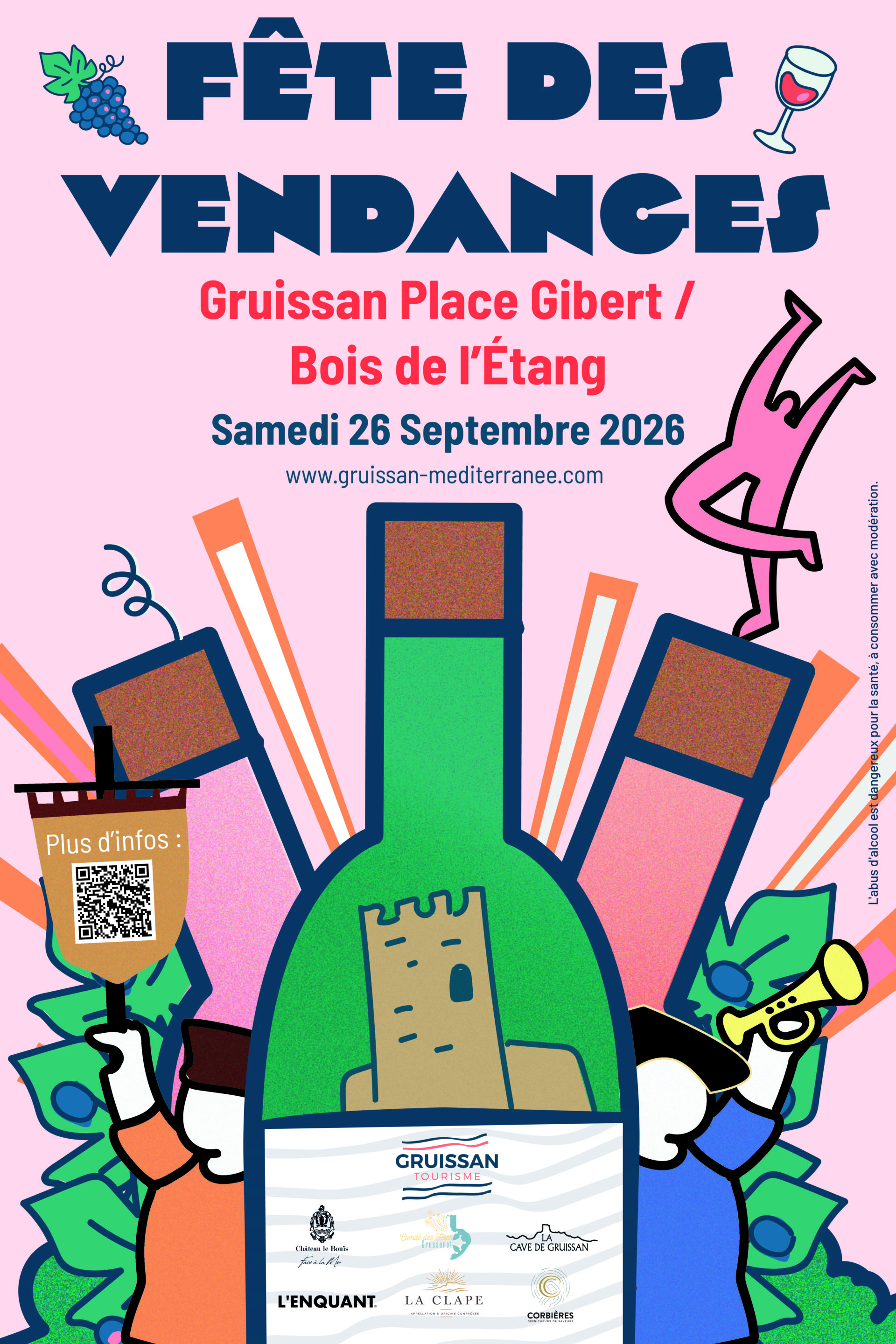 Affiche Fête des Vendanges 2026 Affiche Fête des Vendanges 2026
