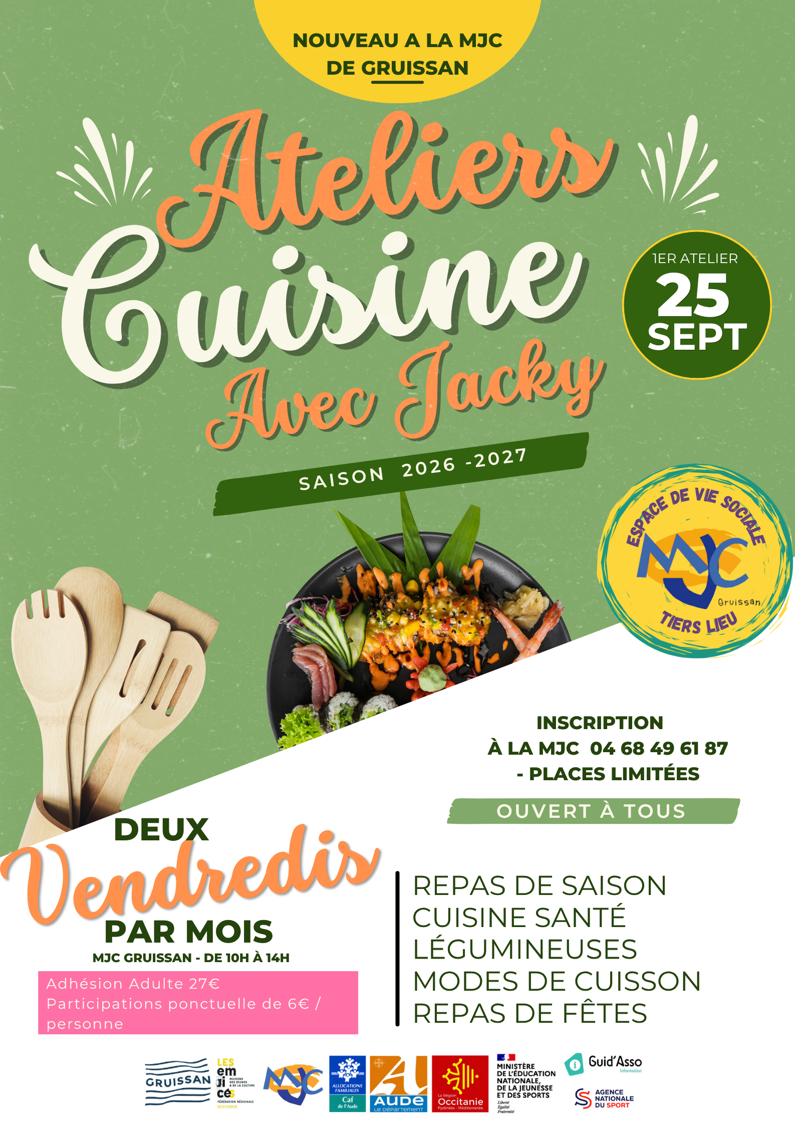 Atelier Cuisine avec Jacky – Sept26 Atelier Cuisine avec Jacky – Sept26