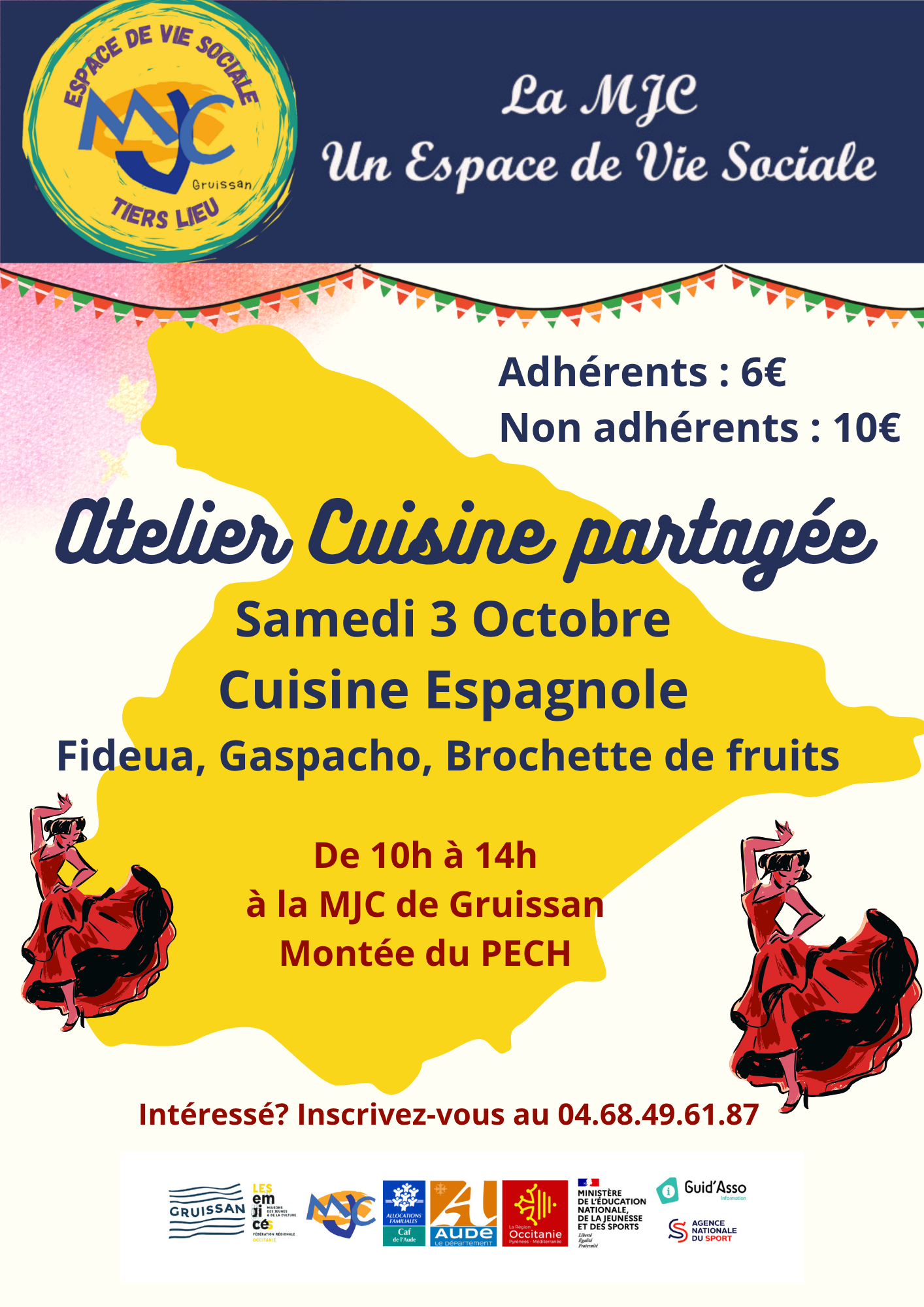 Atelier cuisine partagée espagnole – Oct26