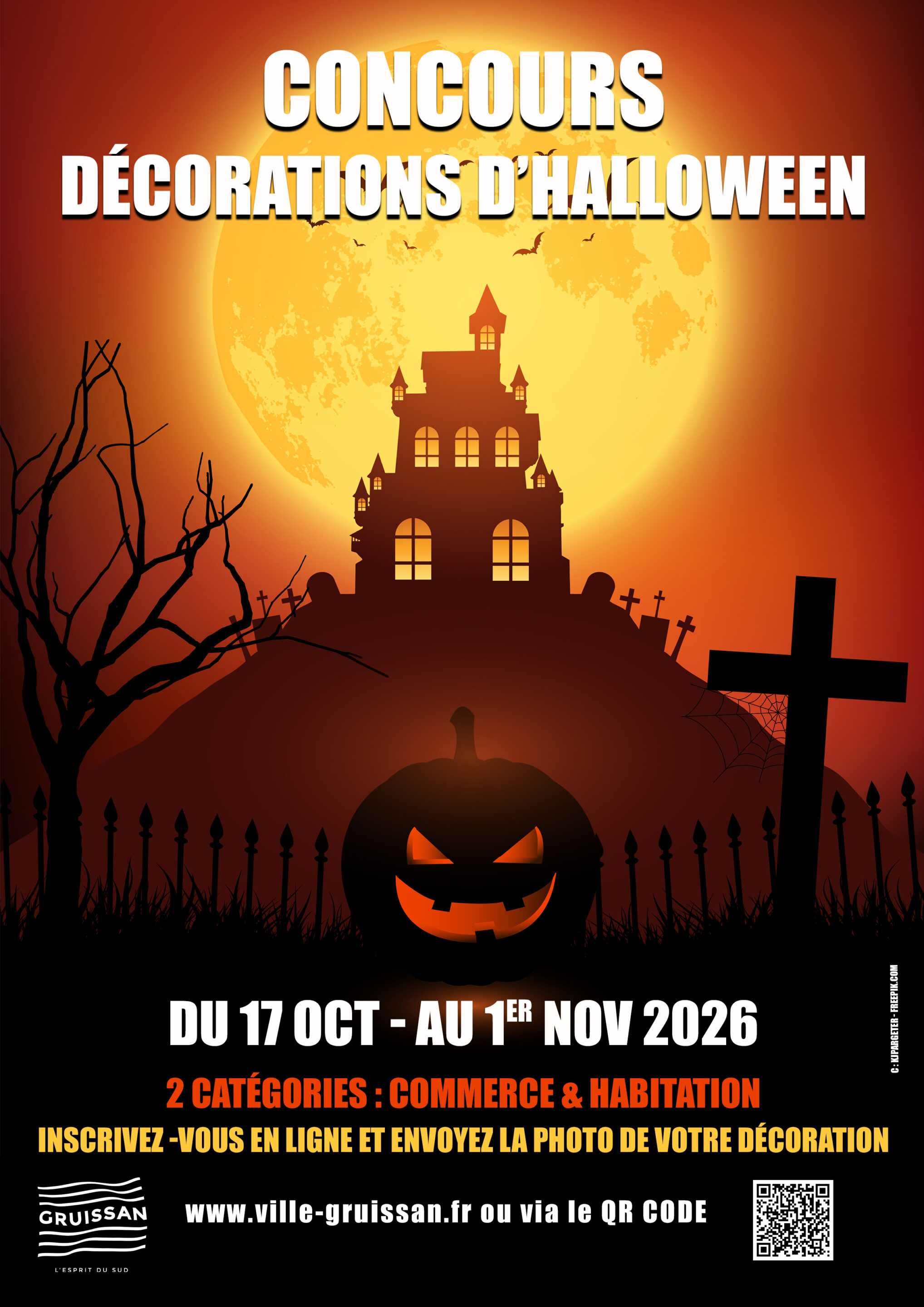 affiche concours déco halloween copie affiche concours déco halloween copie
